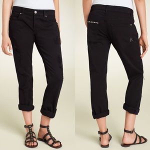 Rich & Skinny Stretch Boyfriend Jeans Devastated